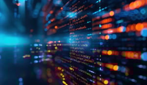 Concetto di codice malevolo cyberattack